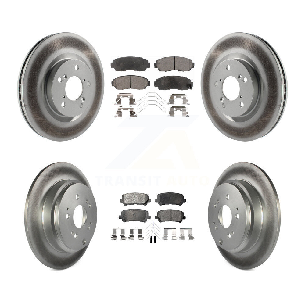 Transit Auto KGF-101060 Disc Brake Kit for 2011-2014 Honda Odyssey - Front and Rear
