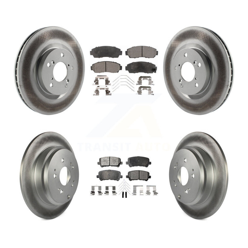 Transit Auto KGF-101060 Disc Brake Kit for 2011-2014 Honda Odyssey - Front and Rear