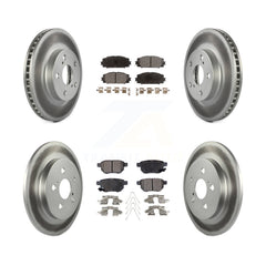 Transit Auto KGF-101062 Disc Brake Kit for 2010-2015 Toyota Prius Plug-In, Lexus CT200h, Toyota Prius - Front and Rear