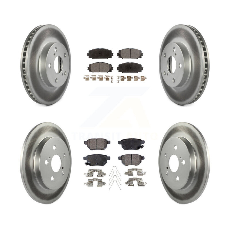 Transit Auto KGF-101062 Disc Brake Kit for 2010-2015 Toyota Prius Plug-In, Lexus CT200h, Toyota Prius - Front and Rear
