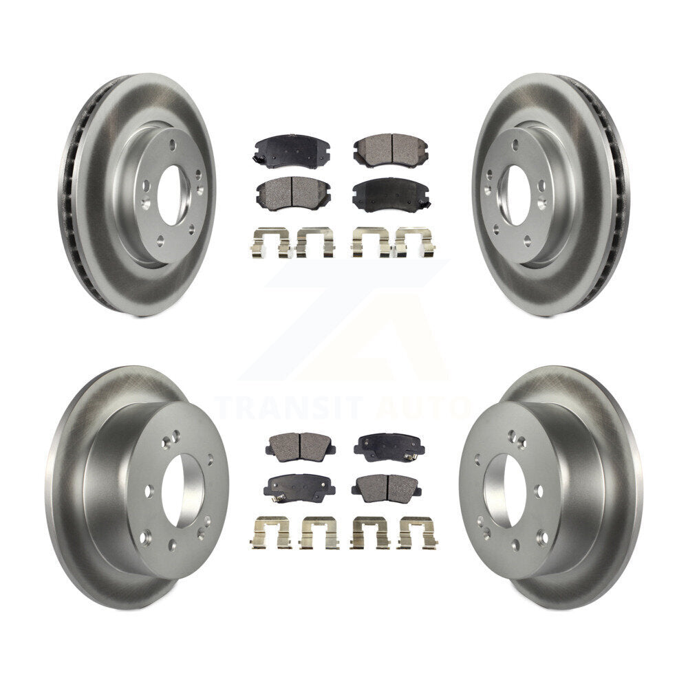 Transit Auto KGF-101066 Disc Brake Kit for 2010-2011 Kia Soul - Front and Rear