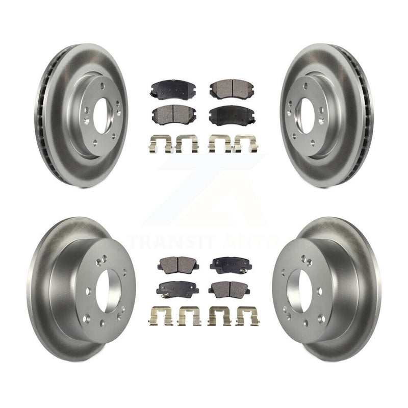 Transit Auto KGF-101066 Disc Brake Kit for 2010-2011 Kia Soul - Front and Rear