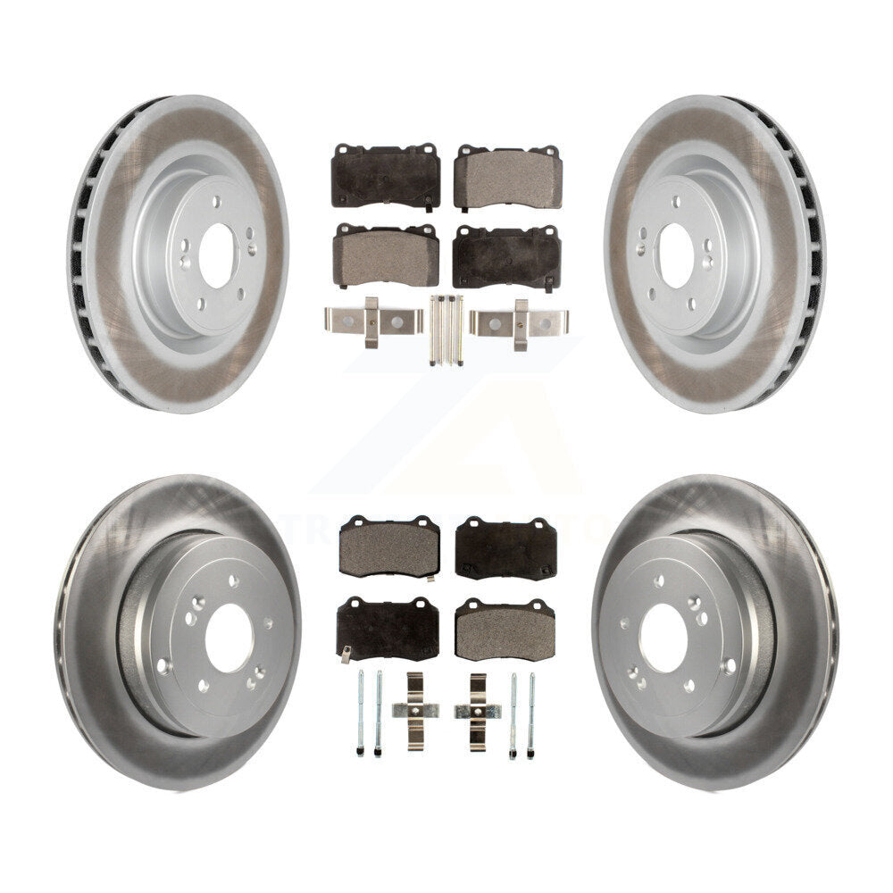 Transit Auto KGF-101067 Disc Brake Kit for 2010-2016 Hyundai Genesis Coupe - Front and Rear