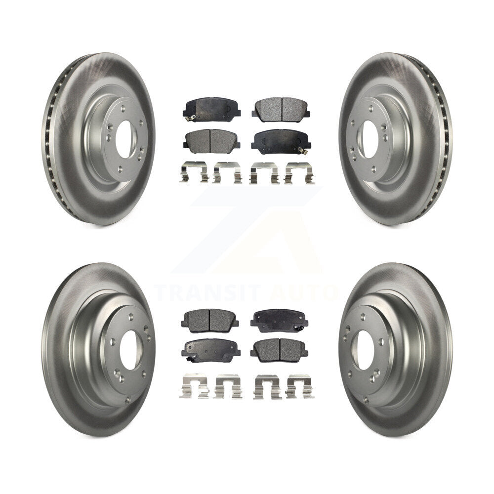 Transit Auto KGF-101068 Disc Brake Kit for 2010-2016 Hyundai Genesis Coupe - Front and Rear