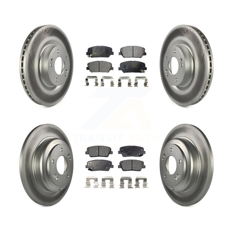 Transit Auto KGF-101068 Disc Brake Kit for 2010-2016 Hyundai Genesis Coupe - Front and Rear