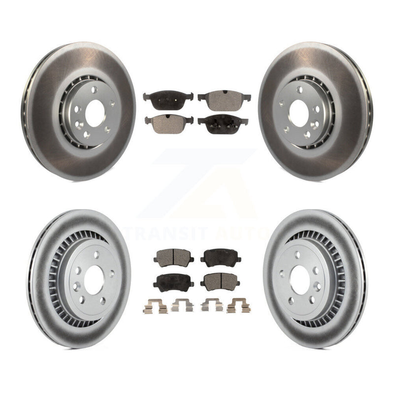 Transit Auto KGF-101069 Disc Brake Kit for 2010-2015 Volvo XC60 - Front and Rear