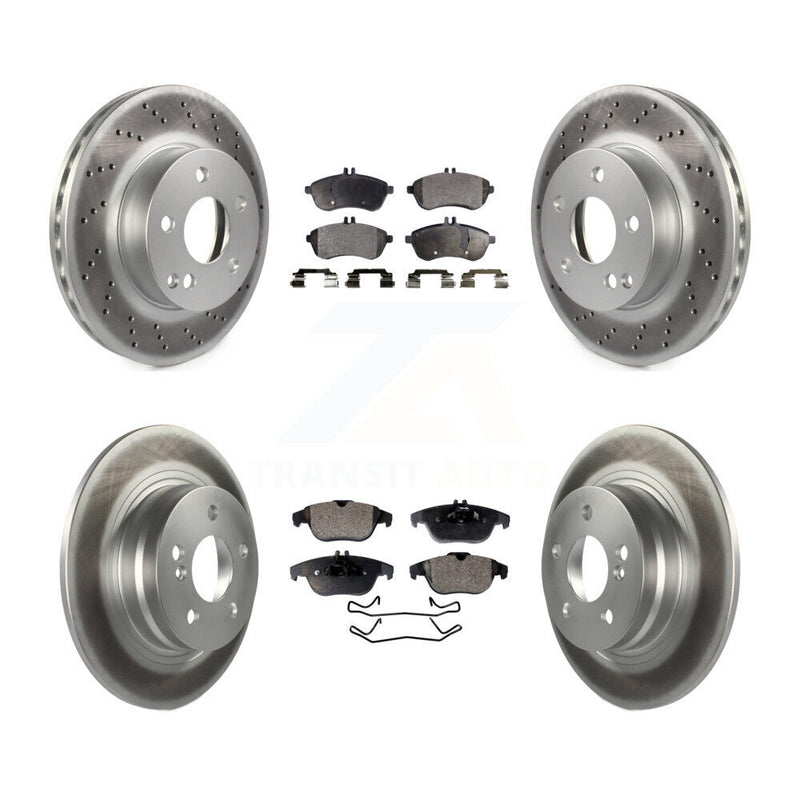 Transit Auto KGF-101075 Disc Brake Kit for 2008-2011 Mercedes-Benz C250, Mercedes-Benz C230 - Front and Rear