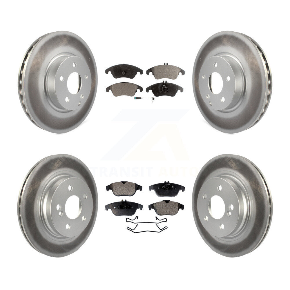 Transit Auto KGF-101080 Disc Brake Kit for 2008-2015 Mercedes-Benz C300, Mercedes-Benz E350, Mercedes-Benz C350 - Front and Rear