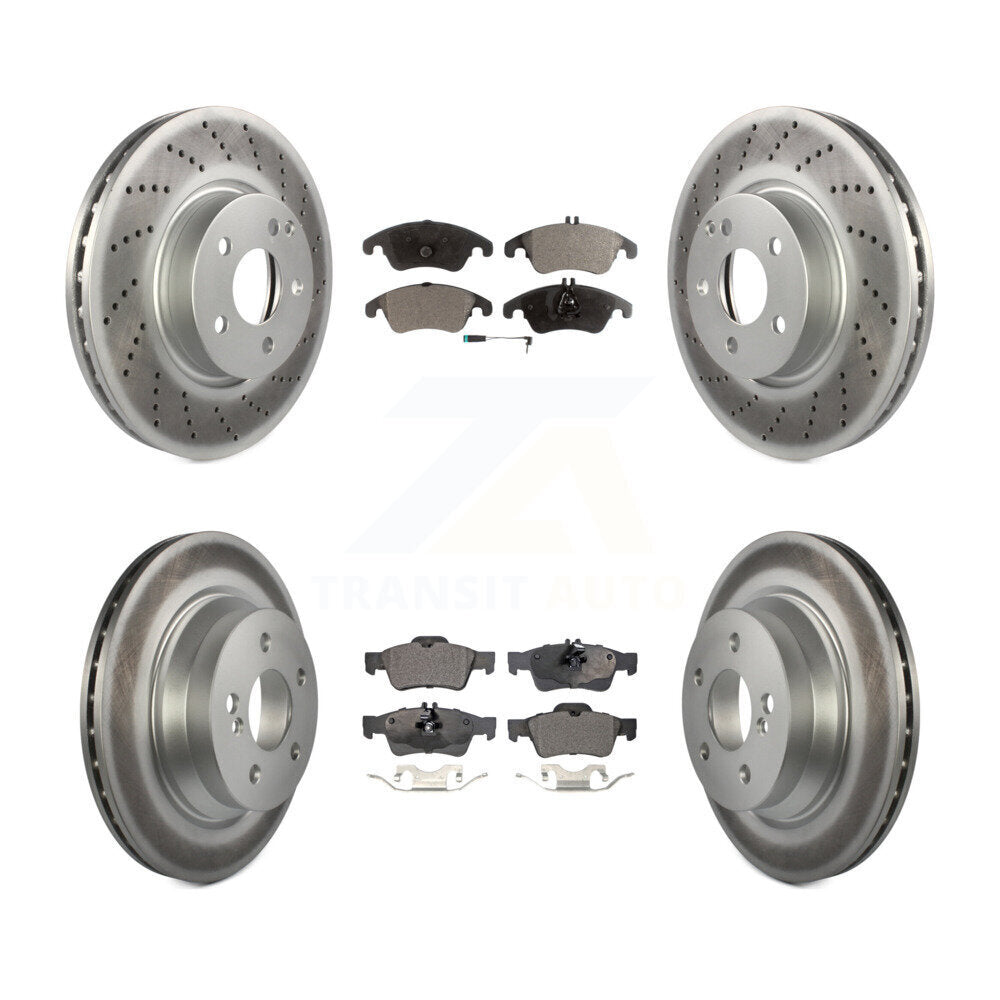 Transit Auto KGF-101081 Disc Brake Kit for 2011-2016 Mercedes-Benz E350, Mercedes-Benz E400 - Front and Rear