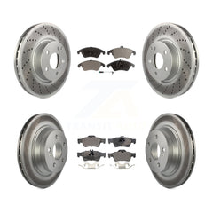Transit Auto KGF-101081 Disc Brake Kit for 2011-2016 Mercedes-Benz E350, Mercedes-Benz E400 - Front and Rear