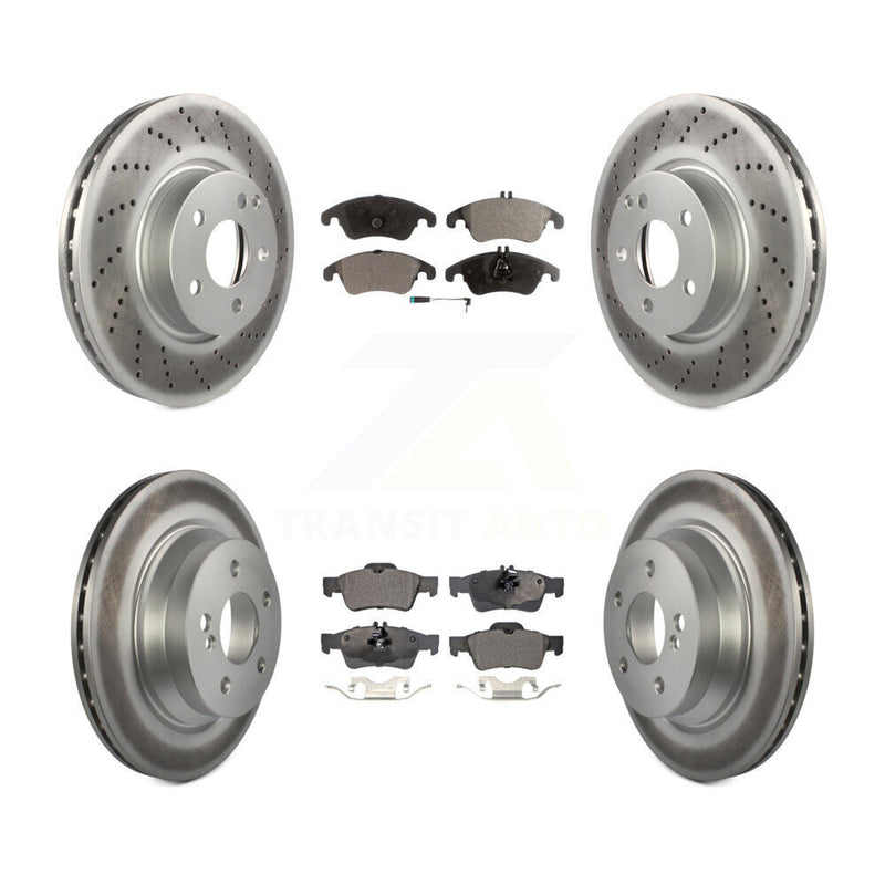 Transit Auto KGF-101081 Disc Brake Kit for 2011-2016 Mercedes-Benz E350, Mercedes-Benz E400 - Front and Rear