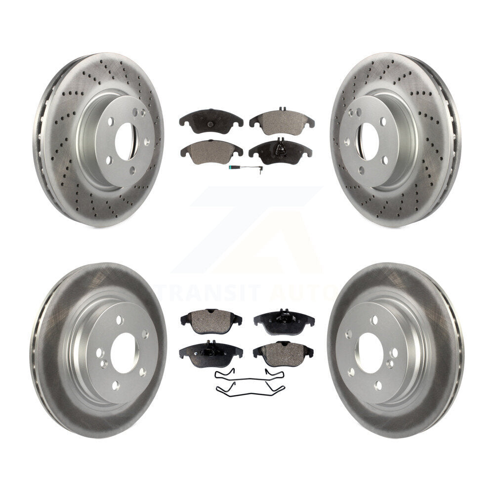 Transit Auto KGF-101082 Disc Brake Kit for 2008-2015 Mercedes-Benz C300, Mercedes-Benz E350, Mercedes-Benz C350 - Front and Rear