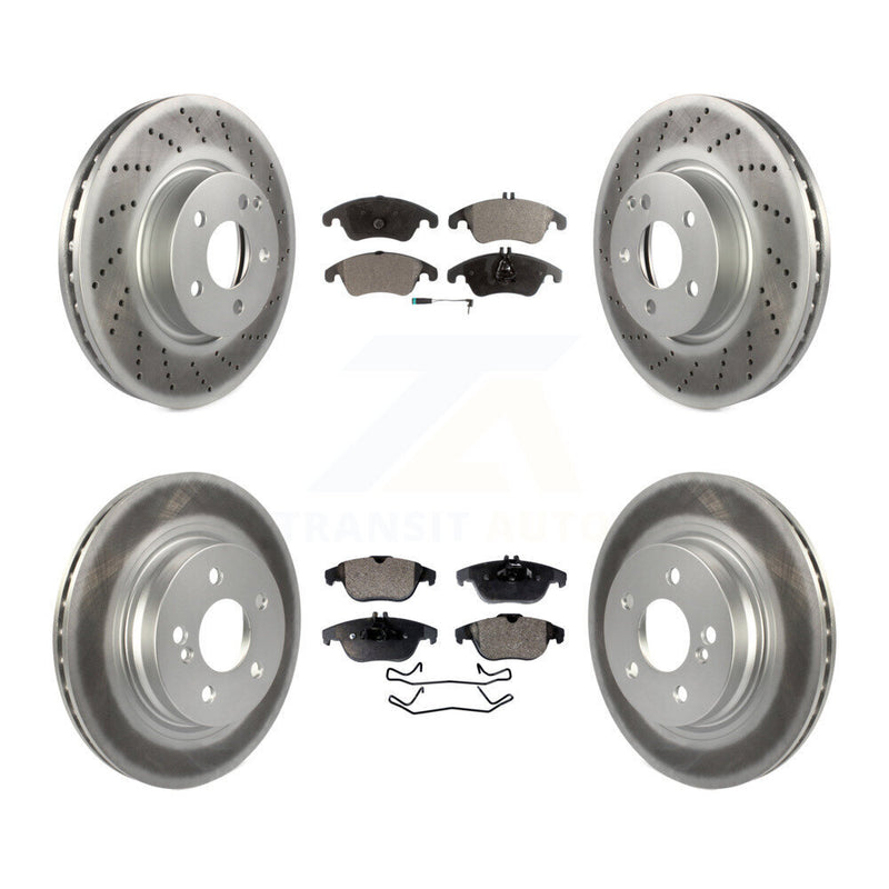 Transit Auto KGF-101082 Disc Brake Kit for 2008-2015 Mercedes-Benz C300, Mercedes-Benz E350, Mercedes-Benz C350 - Front and Rear