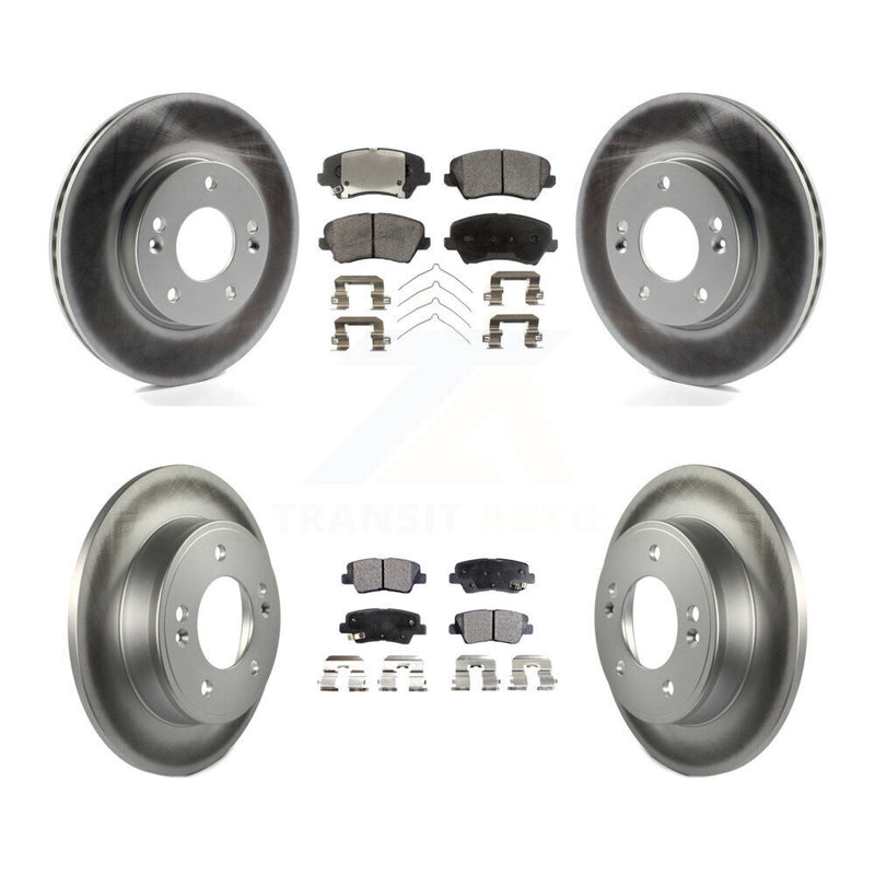 Transit Auto KGF-101090 Disc Brake Kit for 2016-2017 Kia Forte Koup, Hyundai Elantra GT - Front and Rear