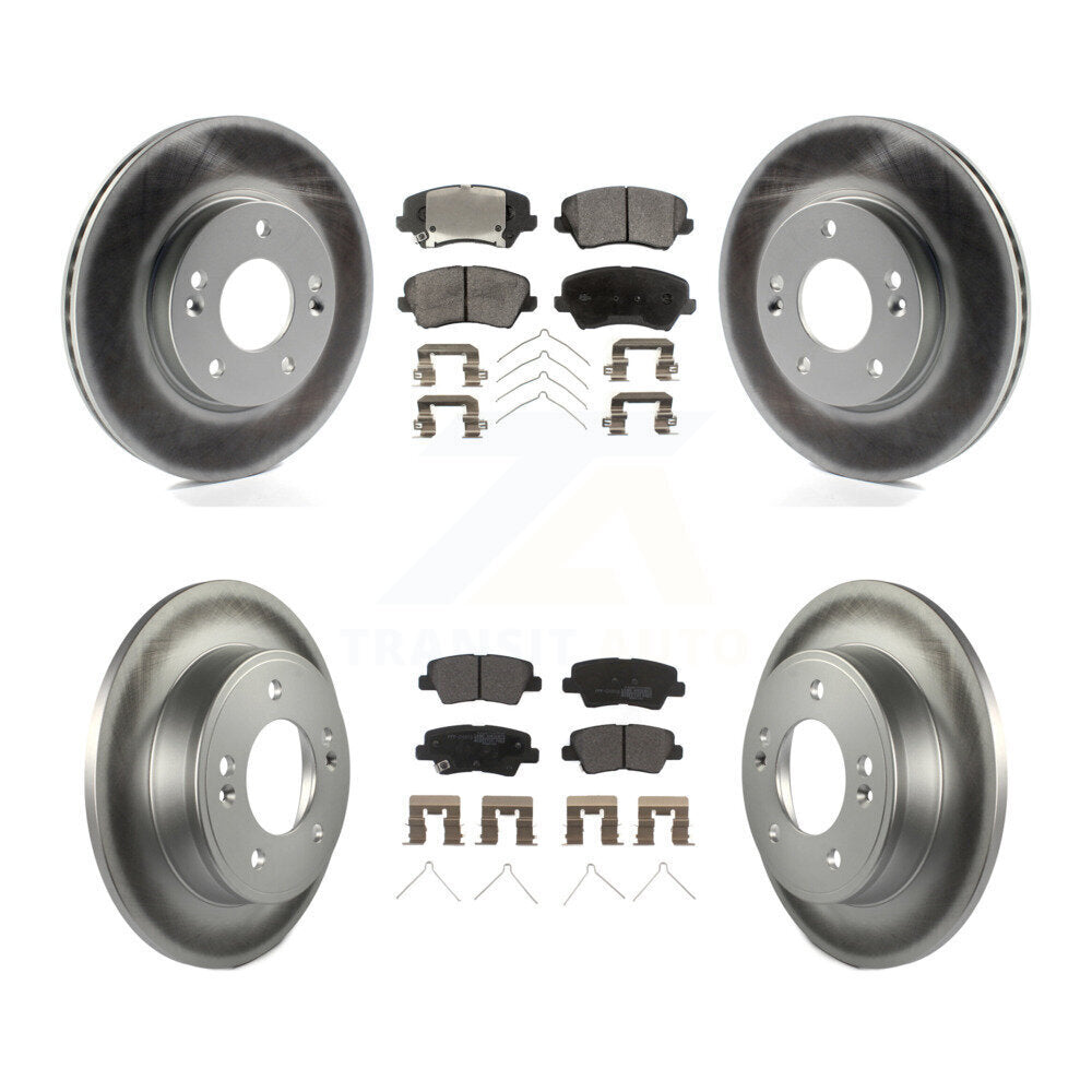 Transit Auto KGF-101091 Disc Brake Kit for 2016-2018 Hyundai Elantra GT, Kia Forte and More - Front and Rear