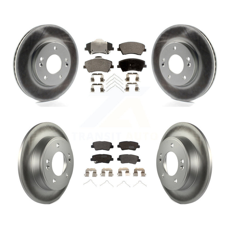 Transit Auto KGF-101092 Disc Brake Kit for 2017-2020 Hyundai Elantra - Front and Rear
