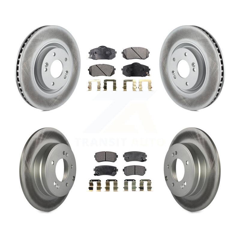 Transit Auto KGF-101094 Disc Brake Kit for 2014-2017 Hyundai Tucson, Kia Cadenza - Front and Rear