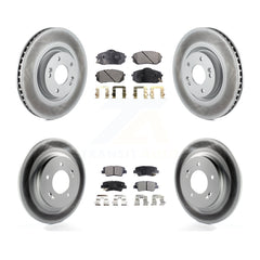 Transit Auto KGF-101096 Disc Brake Kit for 2014-2016 Hyundai Sonata, Kia Cadenza - Front and Rear