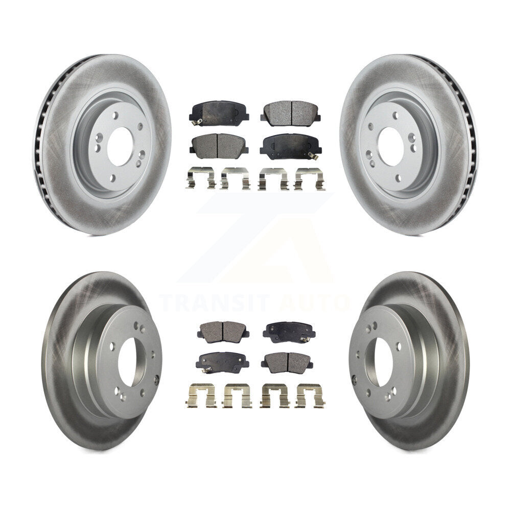 Transit Auto KGF-101097 Disc Brake Kit for 2011-2015 Kia Optima - Front and Rear