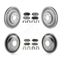 Transit Auto KGF-101100 Disc Brake Kit for 2016-2017 Hyundai Azera - Front and Rear