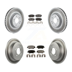 Transit Auto KGF-101101 Disc Brake Kit for 2017-2022 Kia Sportage - Front and Rear