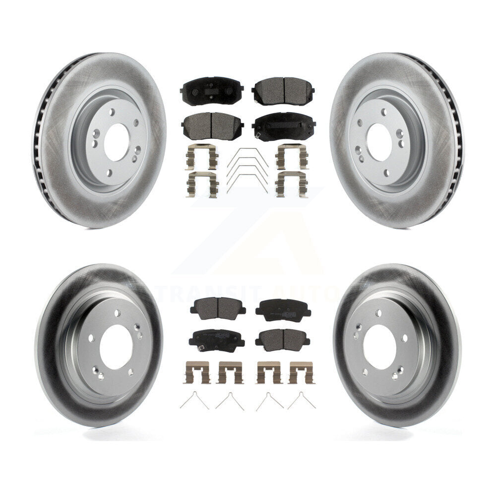 Transit Auto KGF-101103 Disc Brake Kit for 2016-2019 Kia Optima - Front and Rear