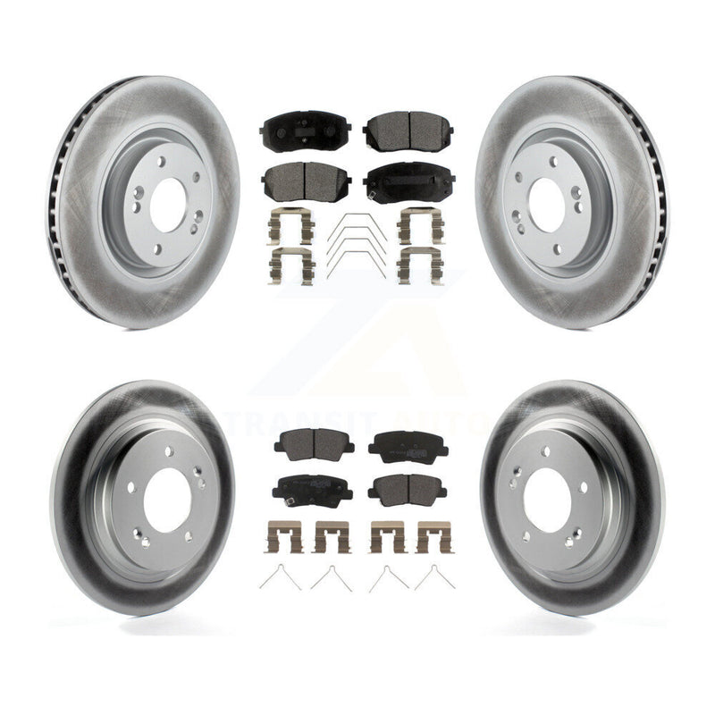 Transit Auto KGF-101103 Disc Brake Kit for 2016-2019 Kia Optima - Front and Rear