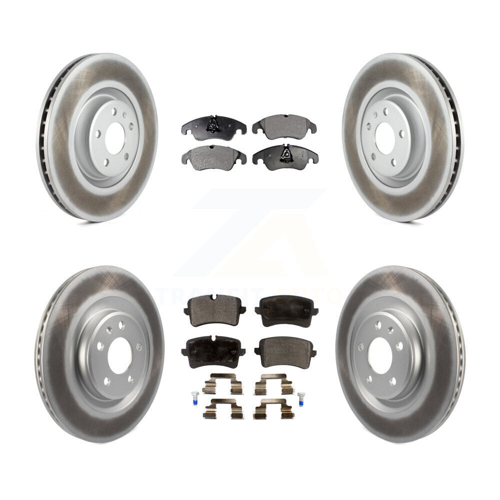 Transit Auto KGF-101108 Disc Brake Kit for 2014 Audi A6 - Front and Rear