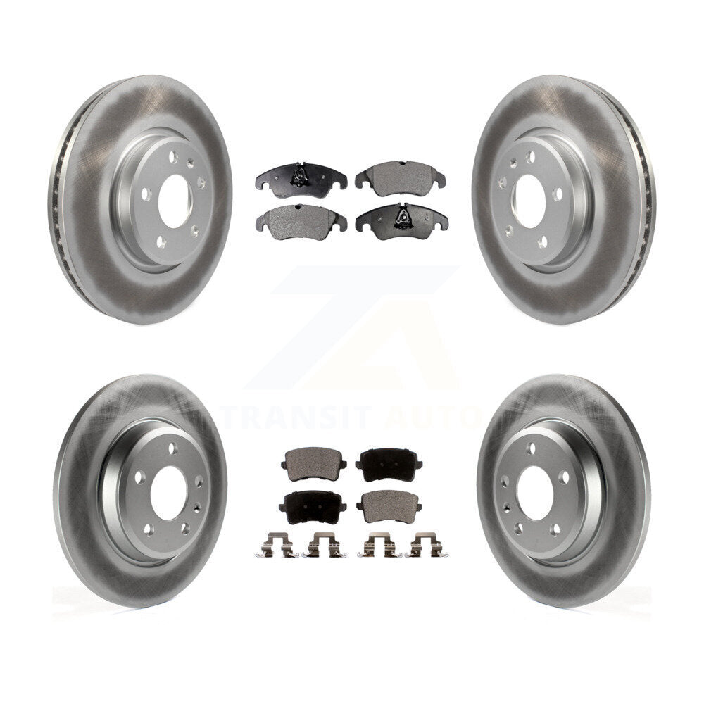 Transit Auto KGF-101110 Disc Brake Kit for 2011-2017 Audi A4 Quattro, Audi A5 and More - Front and Rear
