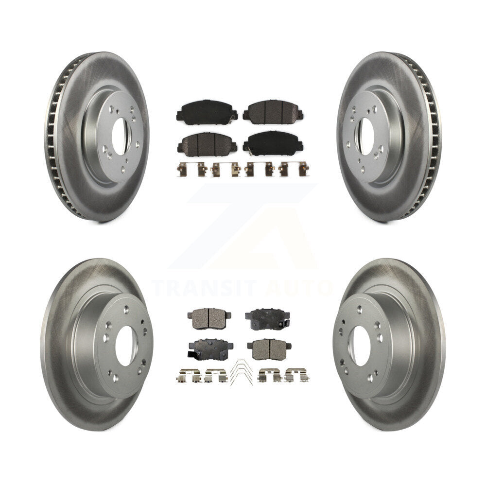 Transit Auto KGF-101127 Disc Brake Kit for 2013-2017 Honda Accord - Front and Rear
