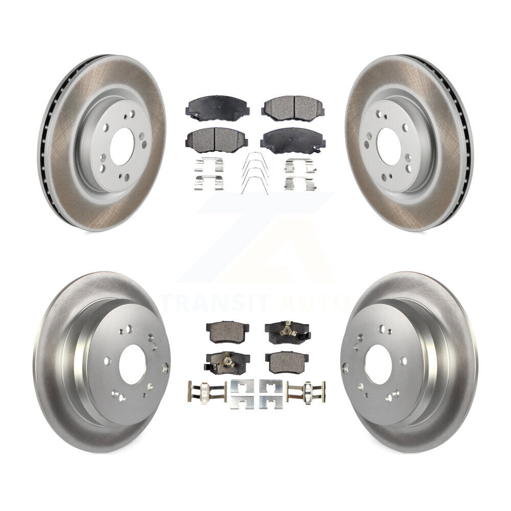 Transit Auto KGF-101130 Disc Brake Kit for 2012-2016 Honda CR-V - Front and Rear
