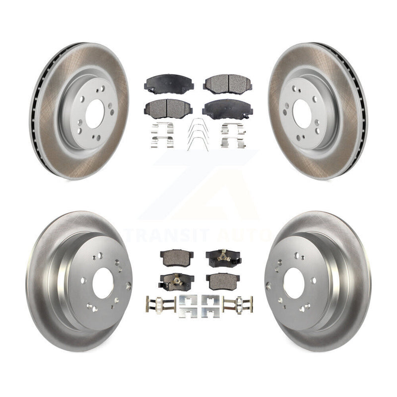 Transit Auto KGF-101130 Disc Brake Kit for 2012-2016 Honda CR-V - Front and Rear