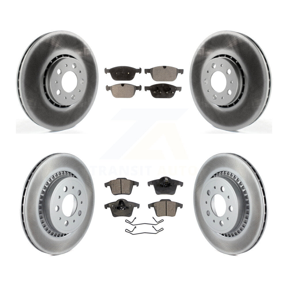 Transit Auto KGF-101131 Disc Brake Kit for 2003-2014 Volvo XC90 - Front and Rear