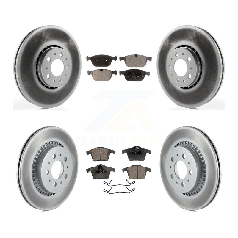 Transit Auto KGF-101131 Disc Brake Kit for 2003-2014 Volvo XC90 - Front and Rear