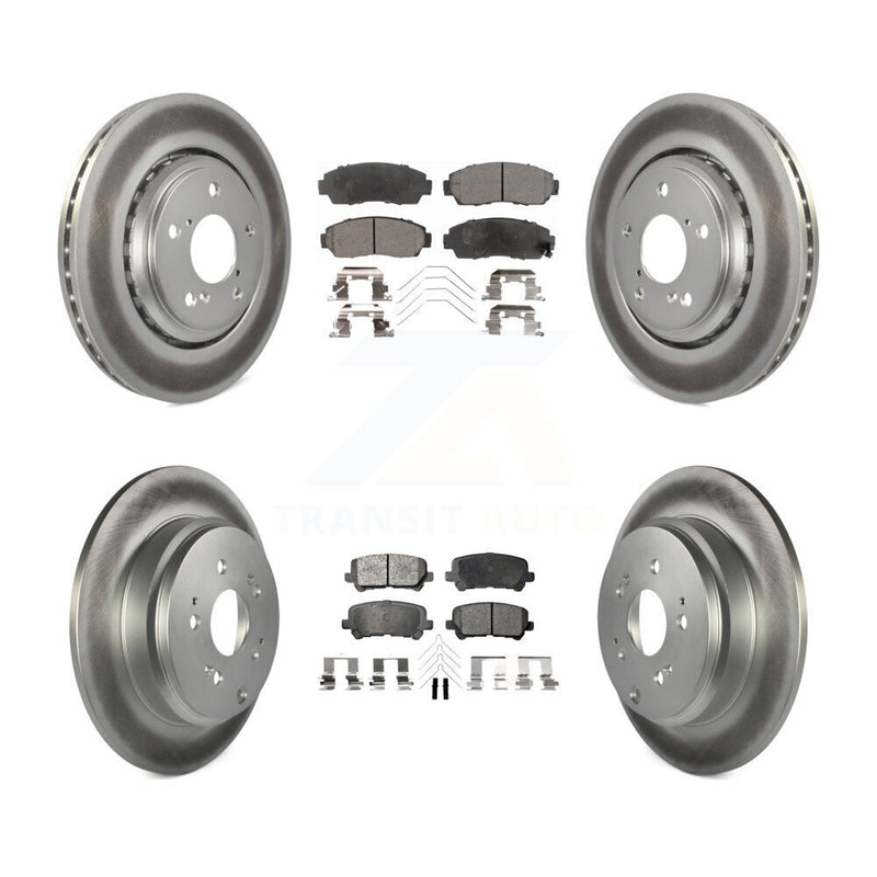 Transit Auto KGF-101132 Disc Brake Kit for 2015-2017 Honda Odyssey - Front and Rear
