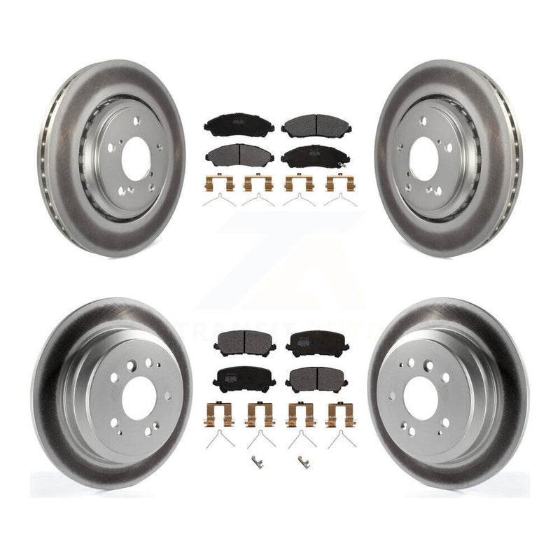Transit Auto KGF-101133 Disc Brake Kit for 2016-2024 Honda Ridgeline, Honda Pilot - Front and Rear