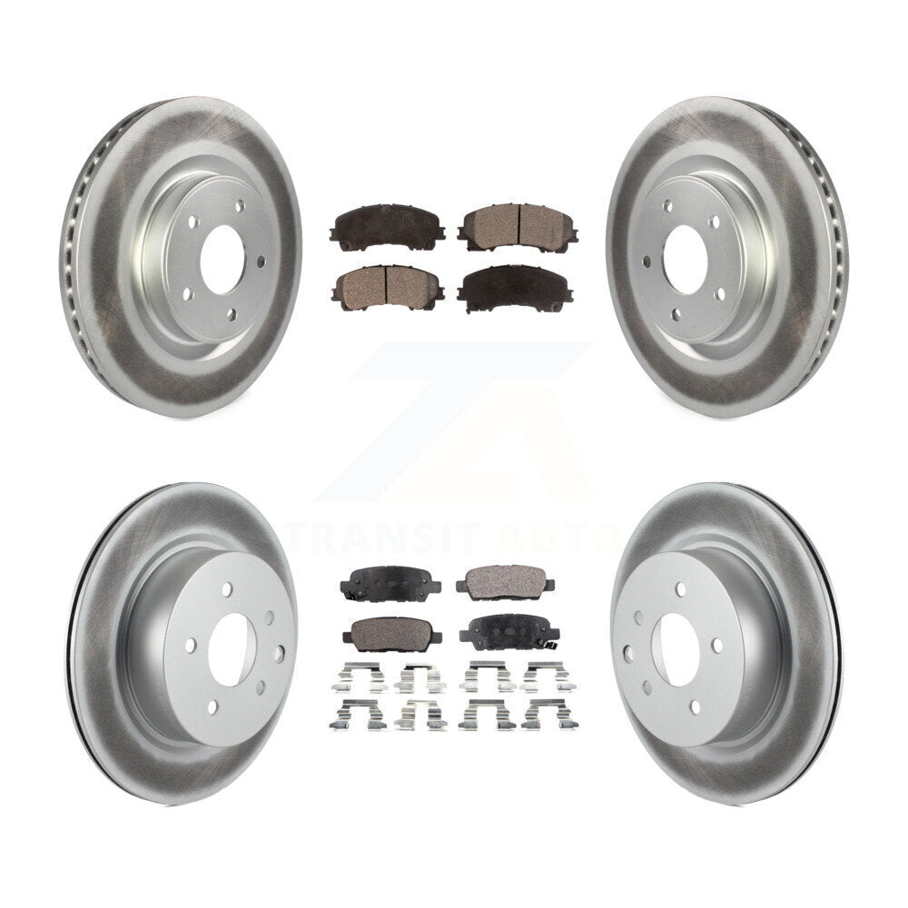 Transit Auto KGF-101136 Disc Brake Kit for 2016-2017 INFINITI QX50 - Front and Rear