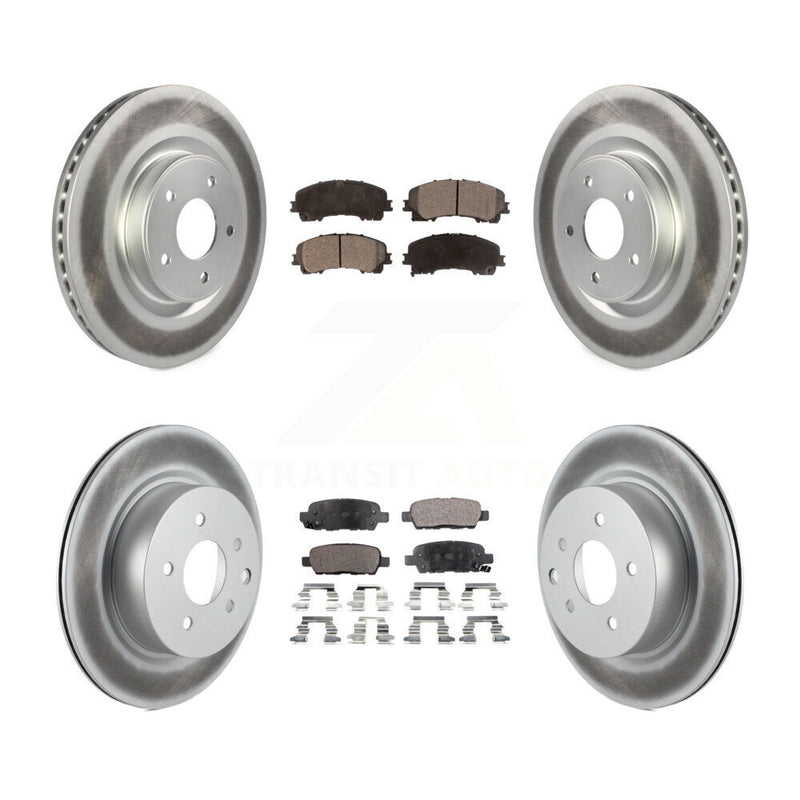 Transit Auto KGF-101136 Disc Brake Kit for 2016-2017 INFINITI QX50 - Front and Rear