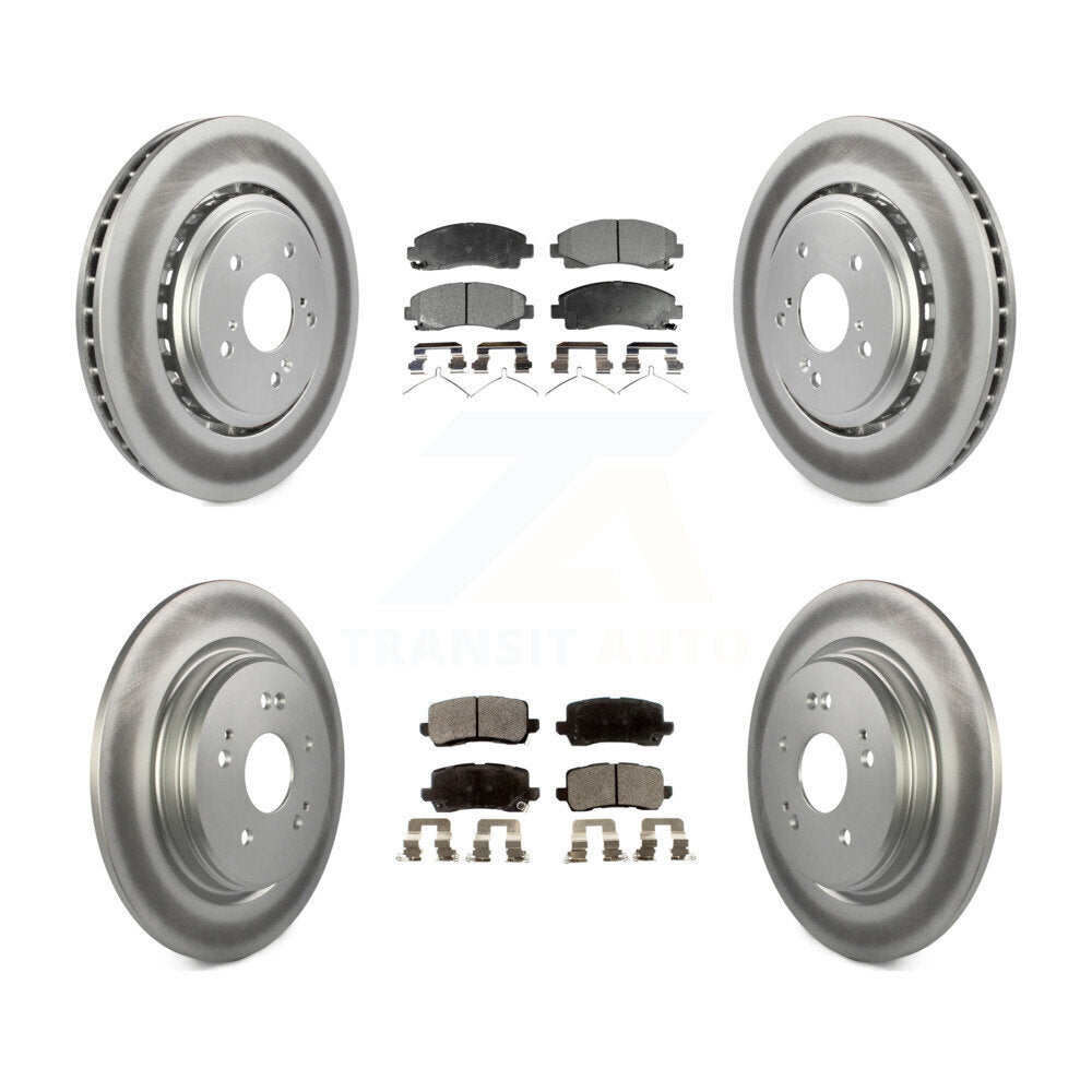 Transit Auto KGF-101137 Disc Brake Kit for 2015-2020 Acura TLX - Front and Rear