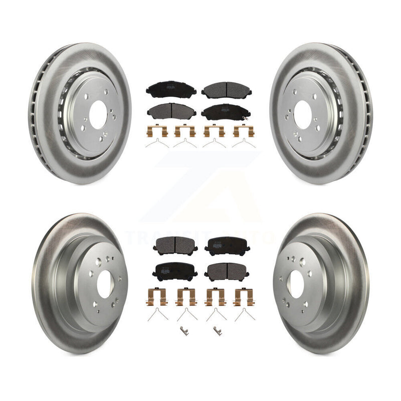 Transit Auto KGF-101138 Disc Brake Kit for 2014-2016 Acura MDX - Front and Rear