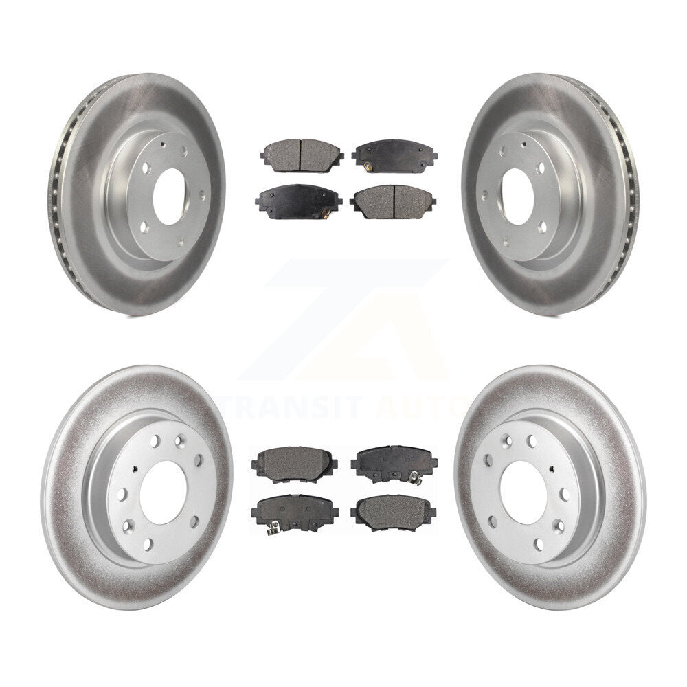 Transit Auto KGF-101143 Disc Brake Kit for 2014-2018 Mazda 3, Mazda 3 Sport - Front and Rear
