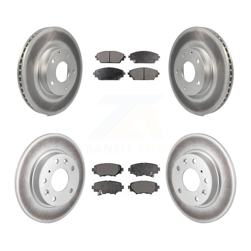Transit Auto KGF-101143 Disc Brake Kit for 2014-2018 Mazda 3, Mazda 3 Sport - Front and Rear