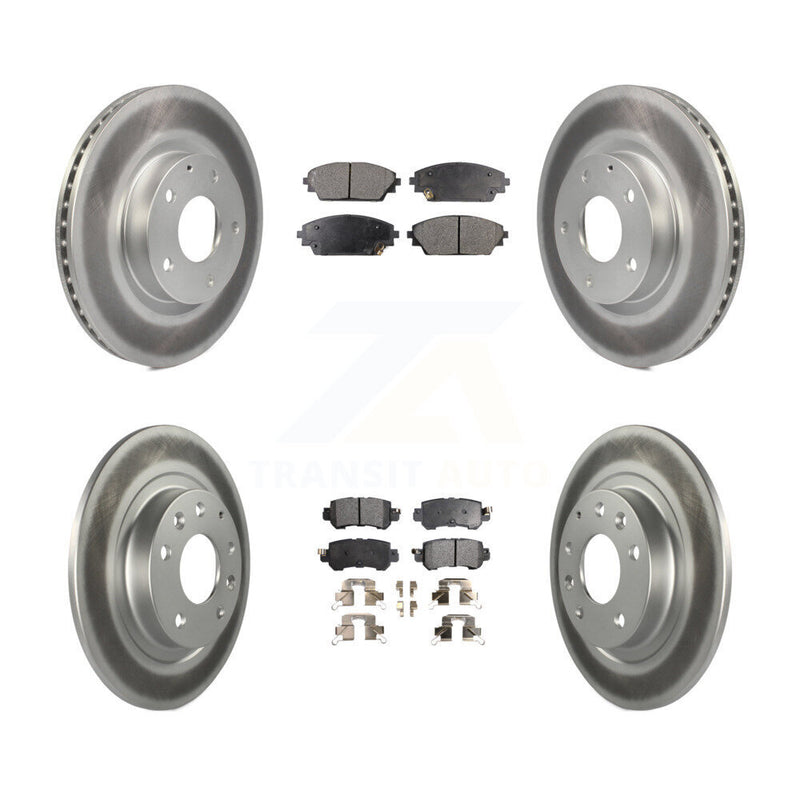 Transit Auto KGF-101144 Disc Brake Kit for 2016-2018 Mazda CX-3 - Front and Rear