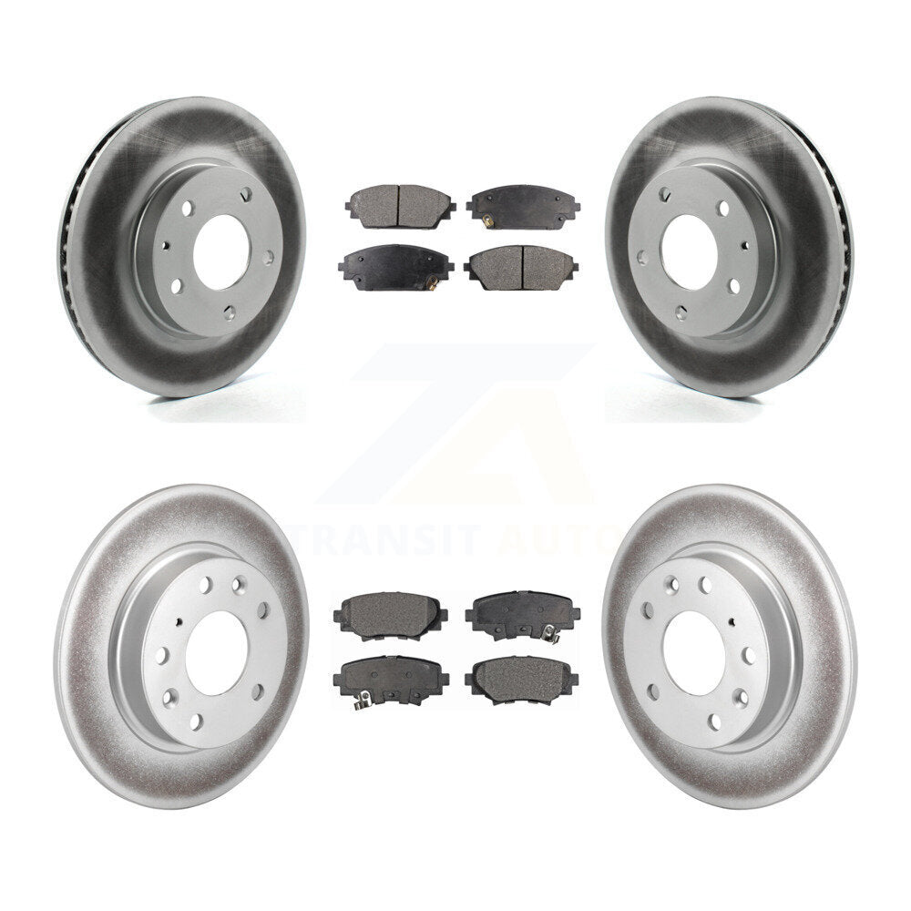 Transit Auto KGF-101147 Disc Brake Kit for 2014-2018 Mazda 3, Mazda 3 Sport - Front and Rear