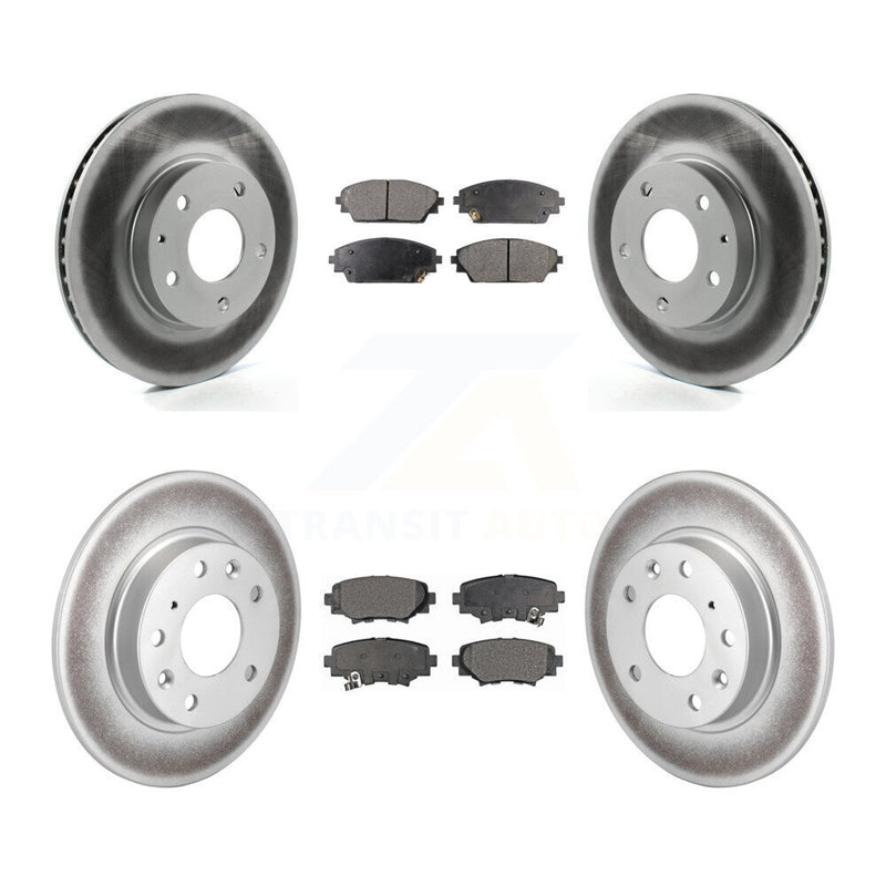 Transit Auto KGF-101147 Disc Brake Kit for 2014-2018 Mazda 3, Mazda 3 Sport - Front and Rear