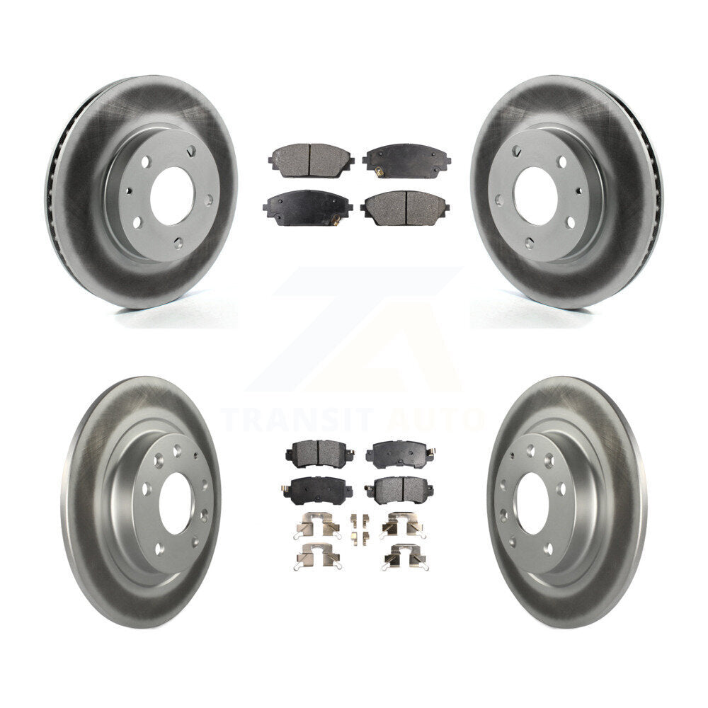 Transit Auto KGF-101148 Disc Brake Kit for 2016-2018 Mazda CX-3 - Front and Rear