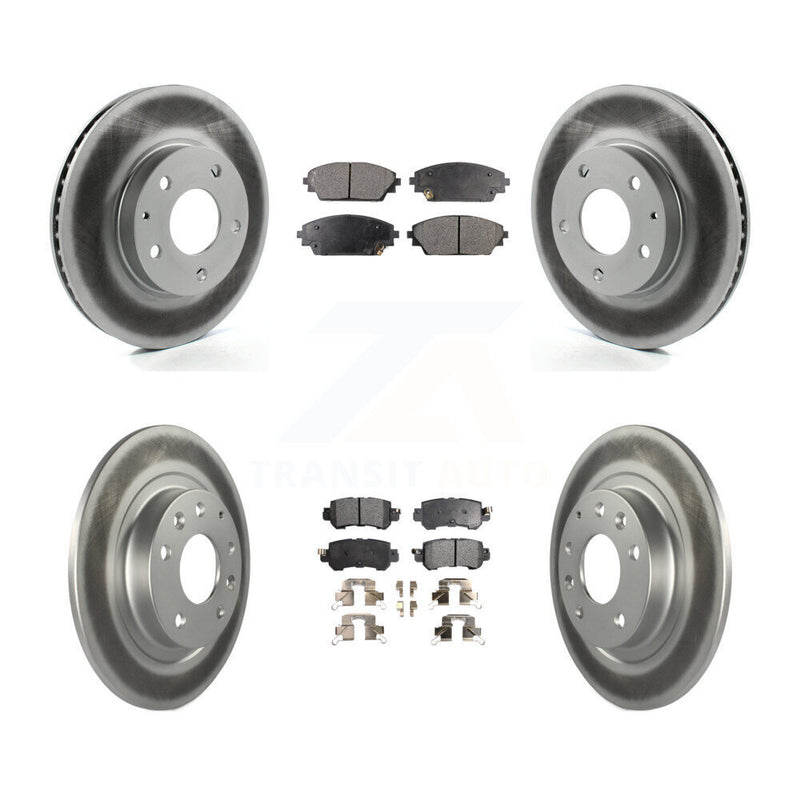 Transit Auto KGF-101148 Disc Brake Kit for 2016-2018 Mazda CX-3 - Front and Rear