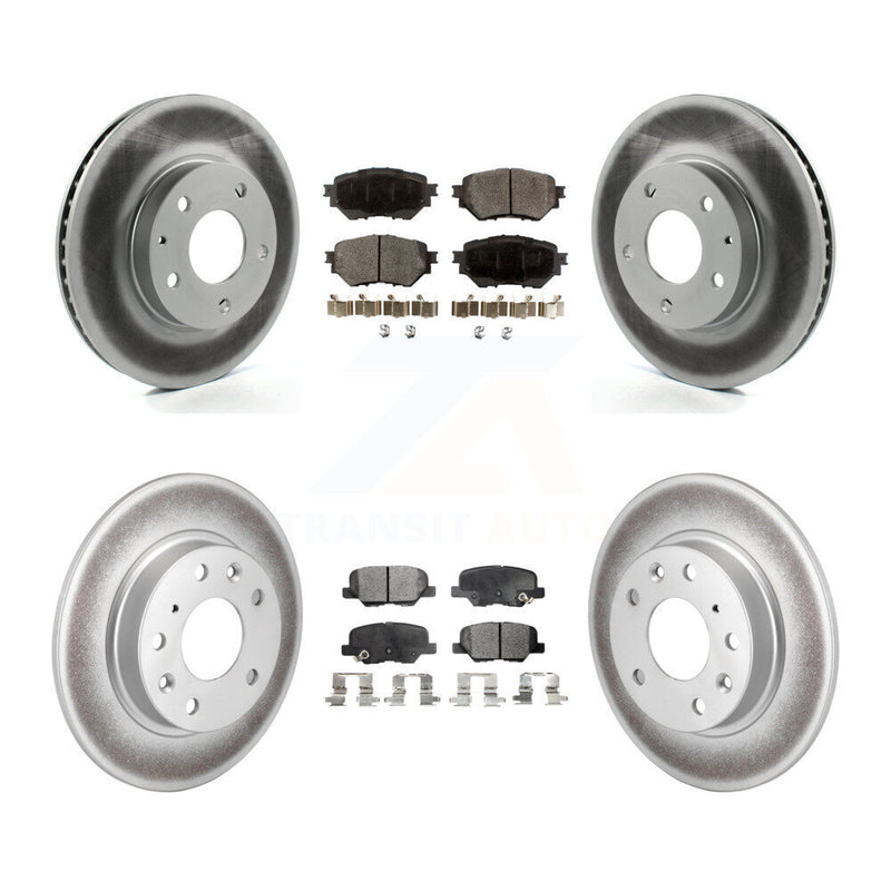 Transit Auto KGF-101149 Disc Brake Kit for 2014-2018 Mazda 3, Mazda 3 Sport - Front and Rear
