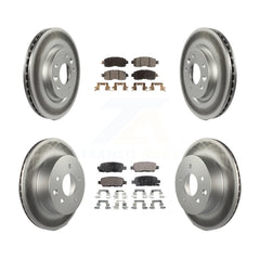 Transit Auto KGF-101152 Disc Brake Kit for 2014-2017 Nissan LEAF - Front and Rear