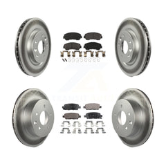 Transit Auto KGF-101153 Disc Brake Kit for 2014-2023 Nissan Rogue, Nissan Rogue Sport, Nissan Qashqai - Front and Rear